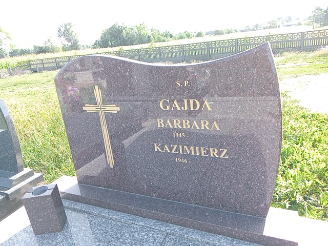 Barbara  Gajda 1945 Miedniewice - Grobonet - Wyszukiwarka osób pochowanych